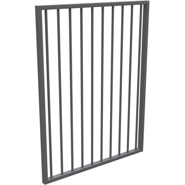 Flat Top Aluminium Pool Fence Gate - AS1926.1 Compliant | Ready to Install