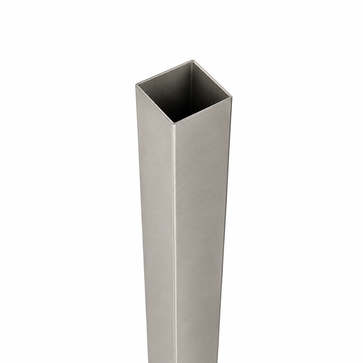 SQ50 Square Stainless Steel Pool Fence Post | 50x50mm SS316 | Core Drill