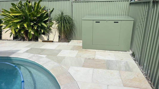 Acoustic Box soundproof pump enclosure made of galvanized steel for outdoor pool pumps