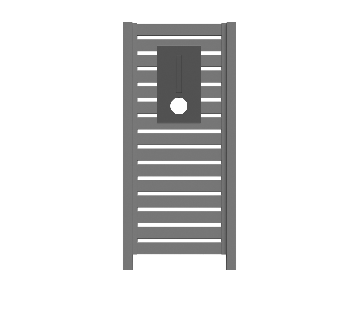 Fence Mount Letterbox | White, Black & SS316 | Modern Coastal Style