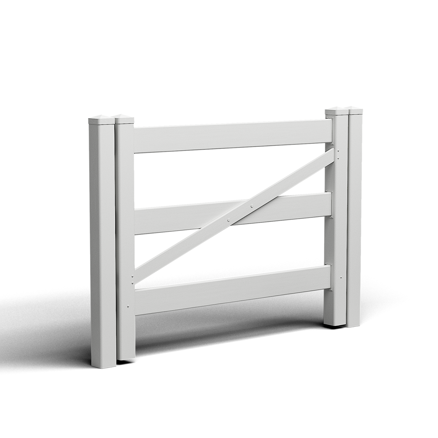 PVC Pedestrian Gate | White | Multiple Styles & Sizes