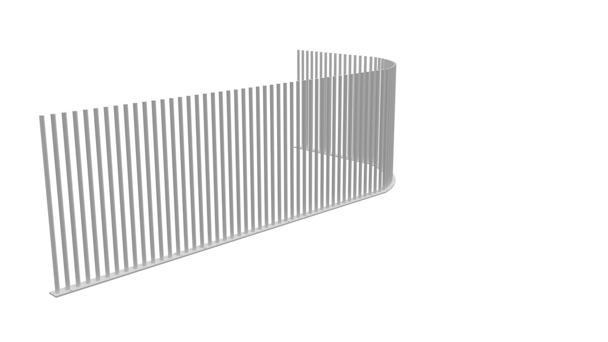 PIK Fencing Panel 1200mm Satin Black & Pearl White | AS1926.1 Pool Compliant Steel Picket Panel