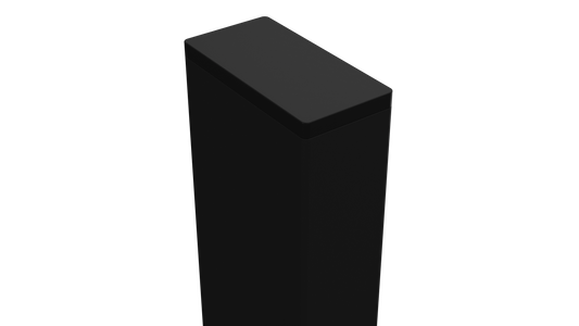 BARR Batten Aluminium In-Ground Fence Post | 1800mm & 2500mm | White & Black