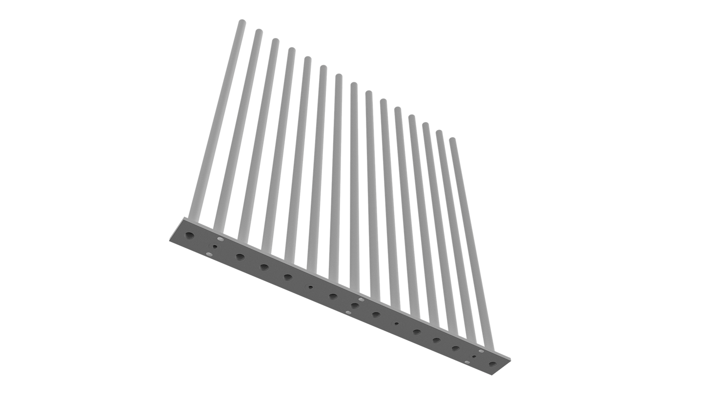 PIK Fencing M16 x 100mm Threaded Rod Kit | Extra Anchoring for Grouted Plinth Installations