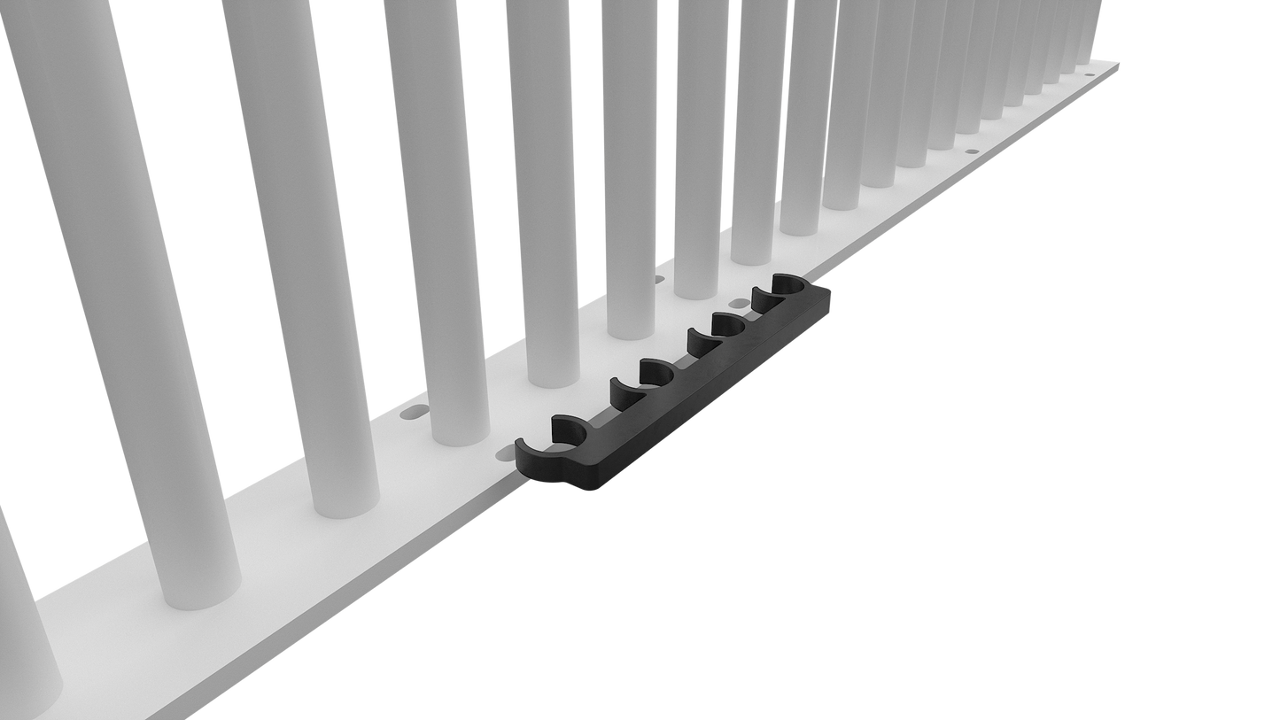PIK Fencing Base Joiner | Panel Alignment Clip for PIK Plinth Installations