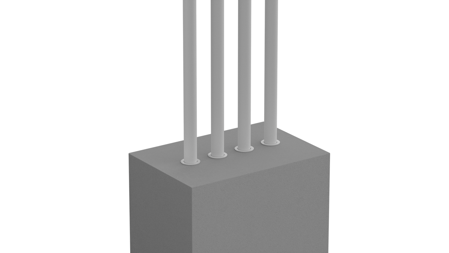 PIK Fencing Kit in a Box 1600mm Satin Black & Pearl White | AS1926.1 Pool Compliant Individual Steel Pickets