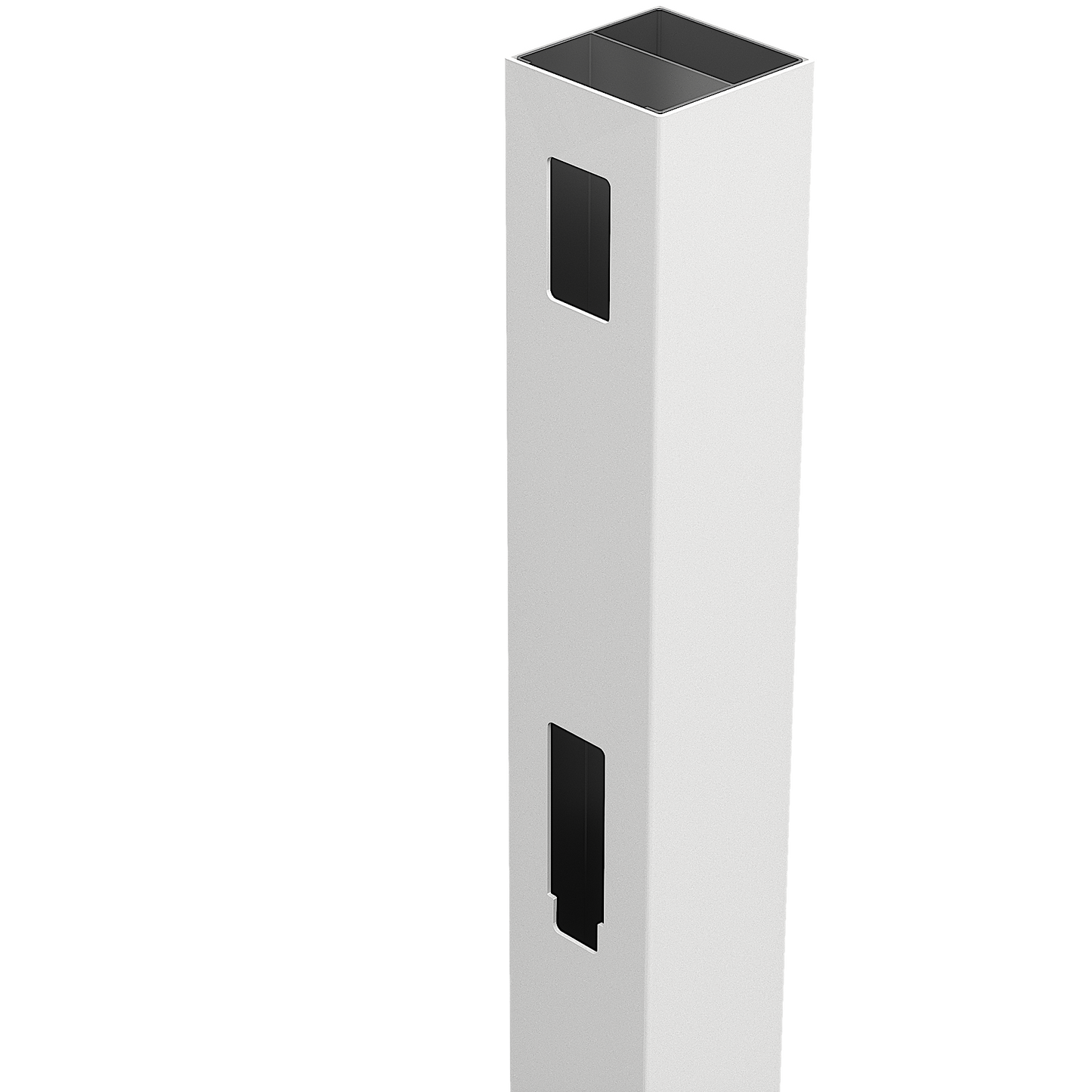 PVC Combo Privacy Fence Panel & Posts - 2388mm W x 1800mm H | White