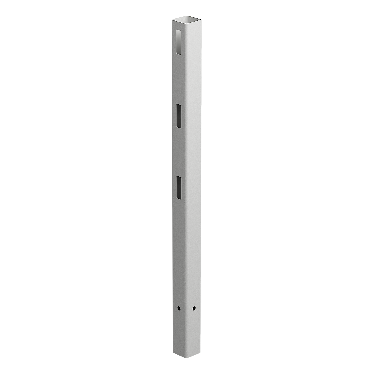 PVC 3 Rail Fence & Posts - 2388mm W x 1350mm H | White