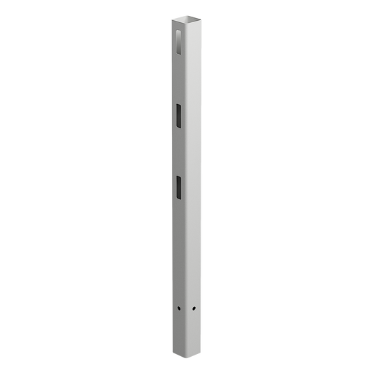 White PVC 3 Rail Fence Posts | 127mm | 3 Types Available