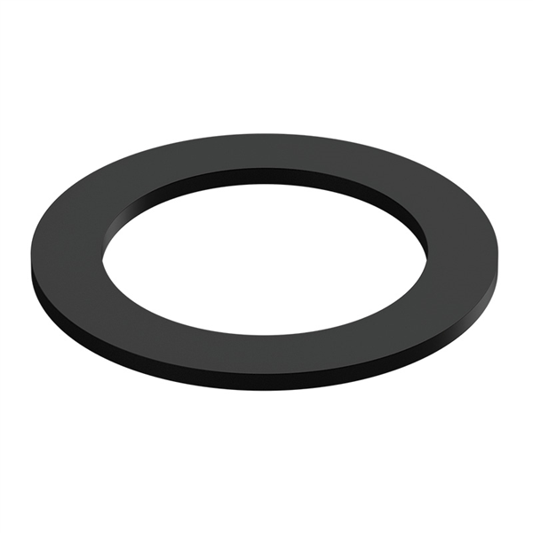 PIK Fencing Dress Ring 50mm Satin Black & Pearl White | Finishing Cover for Core Drilled Pickets