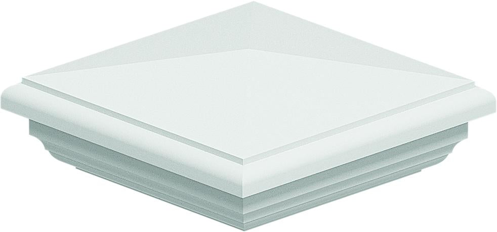 PVC Post Cap | White | Multiple Styles & Sizes