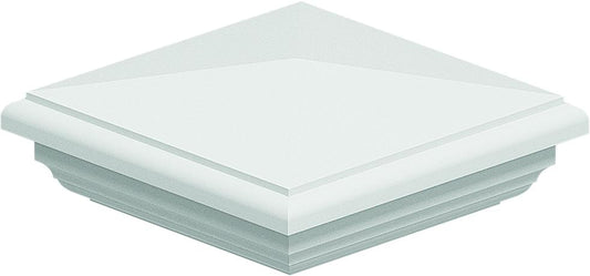PVC Post Cap | White | Multiple Styles & Sizes