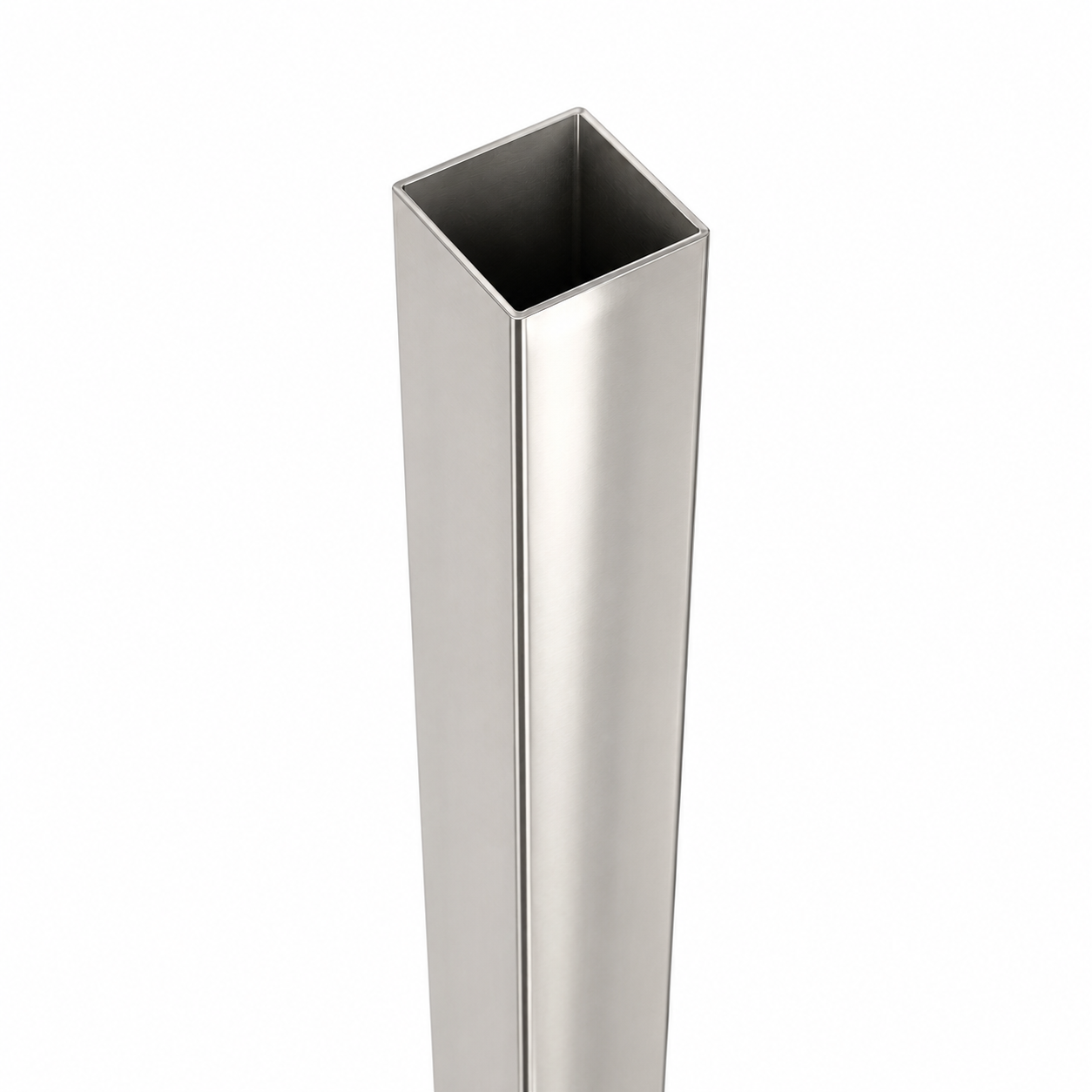 SQ50 Square Stainless Steel Pool Fence Post | 50x50mm SS316 | Core Drill