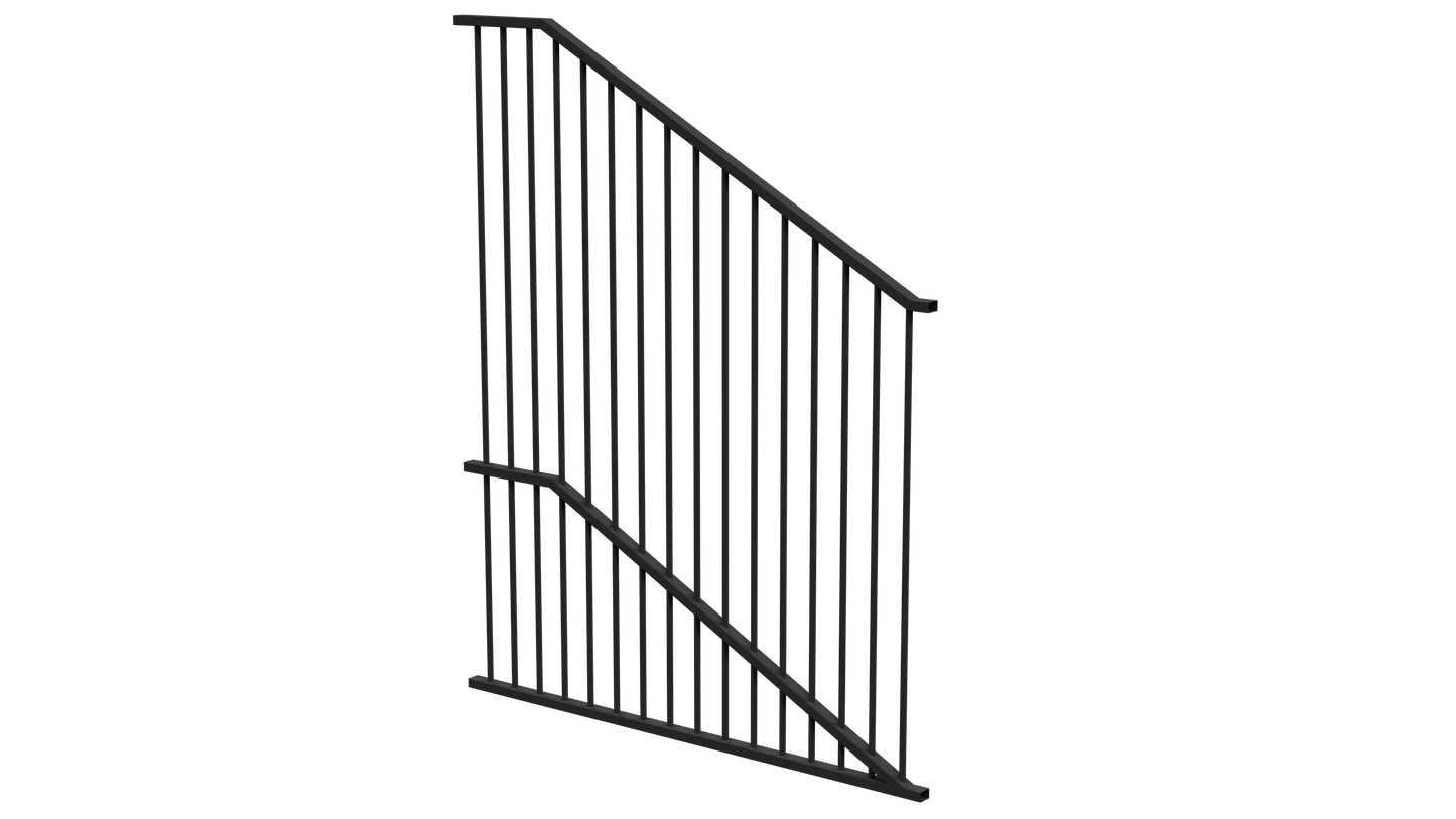 Standard aluminium rake panel