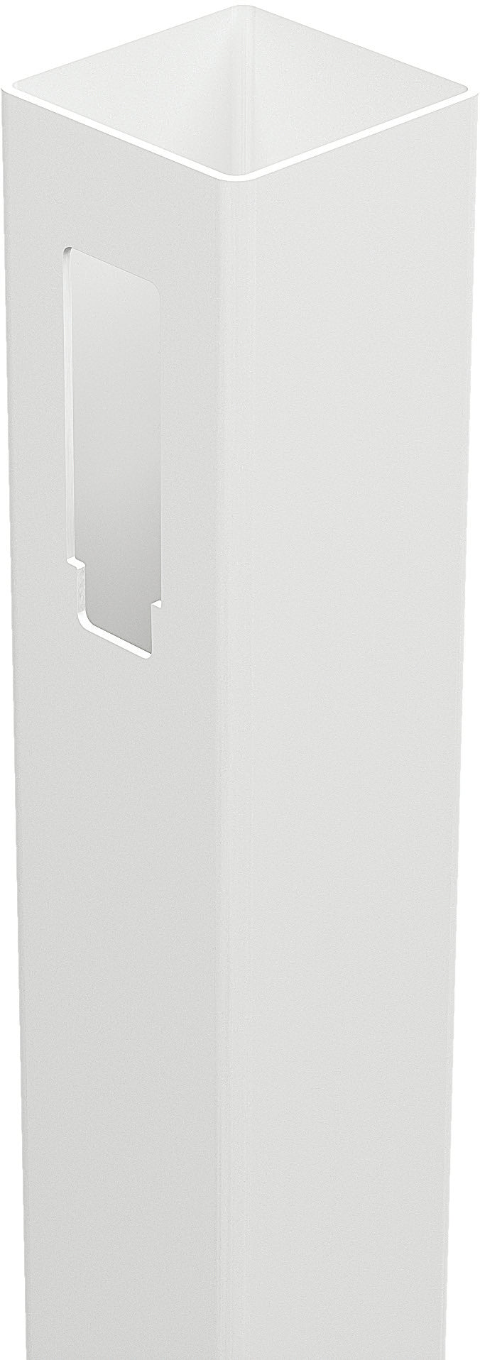 PVC Full Privacy Fence Panel & Posts - 2388mm W x 1800mm H | White
