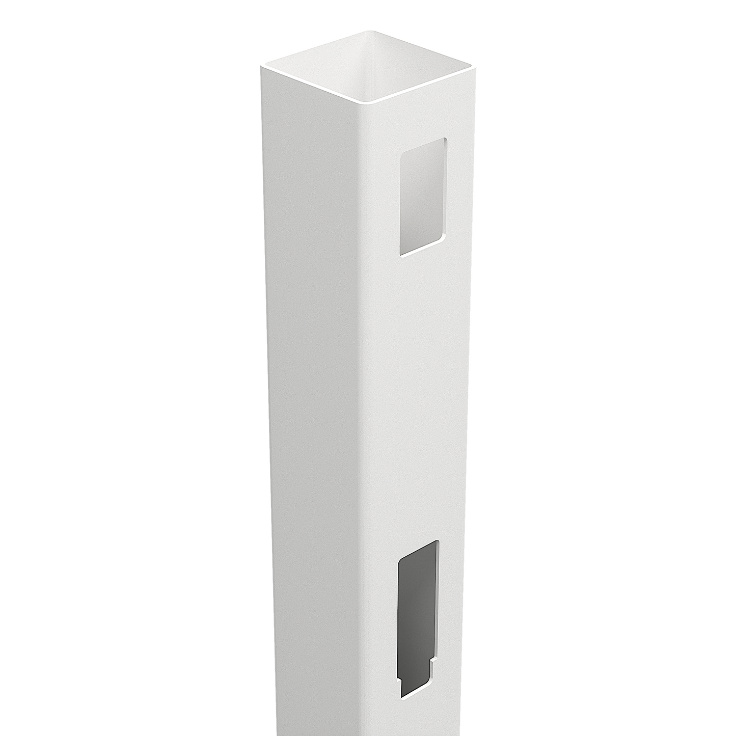 PVC Combo Privacy Fence Panel & Posts - 2388mm W x 1800mm H | White