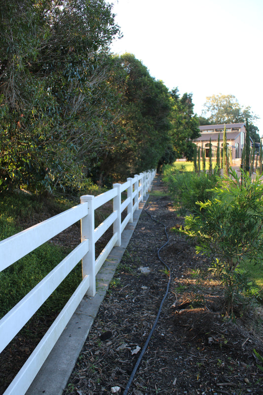 1,2,3,4,5 Rail Pvc Hampton fencing