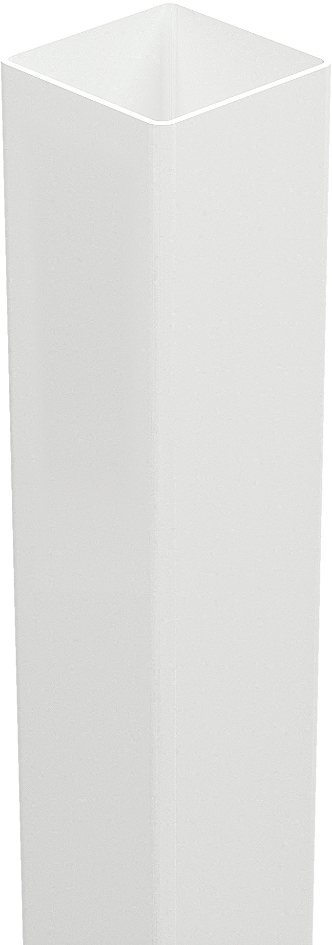 PVC Full Privacy Fence Panel & Posts - 2388mm W x 1800mm H | White