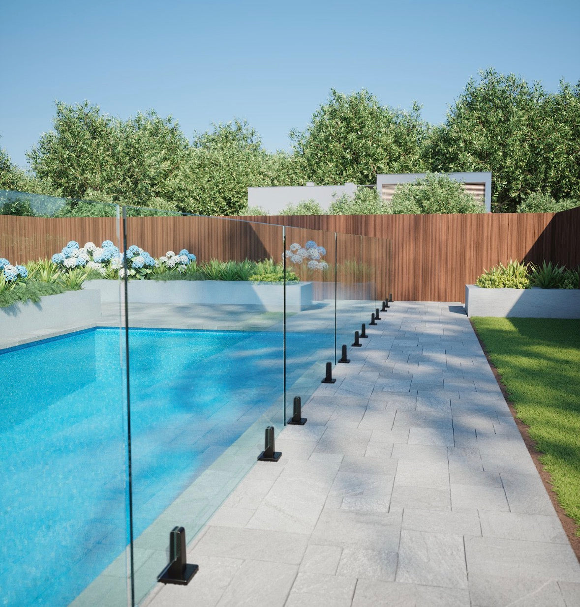 INSULUXE Insulated Base Plate Pool Fence Spigot & Cover | Non-Conductive | Suits 12mm Glass