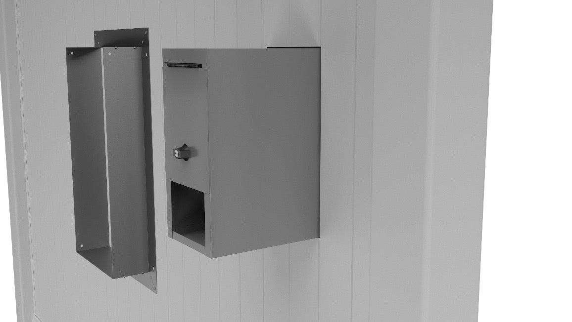 Fence Mount Letterbox | White, Black & SS316 | Modern Coastal Style