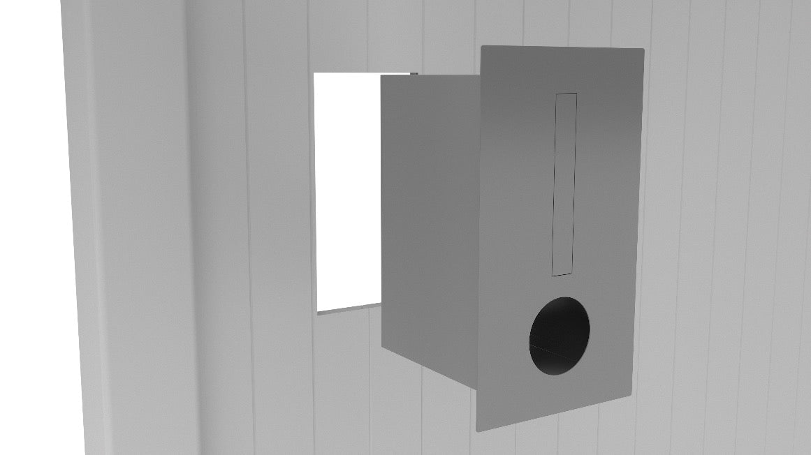 Fence Mount Letterbox | White, Black & SS316 | Modern Coastal Style