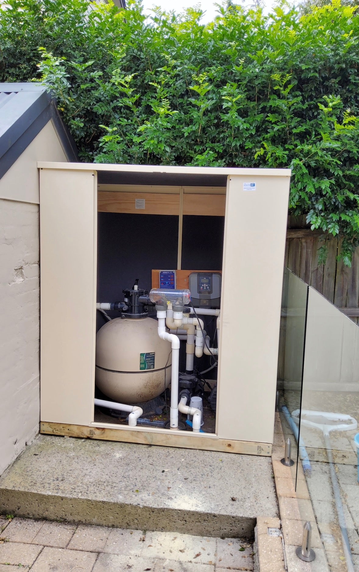 Acoustic Box™ Soundproof Pool Pump Enclosure | 1845mm High | Boundary Compliant