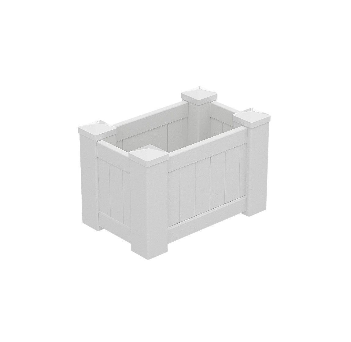 Hampton PVC Planter Box | White | 3 Sizes Available