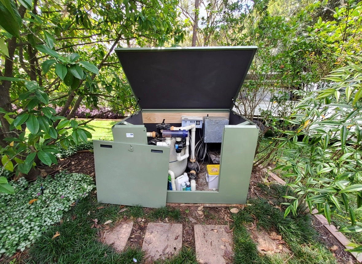Acoustic Box™ Soundproof Pool Pump Enclosure | 1650mm Wide