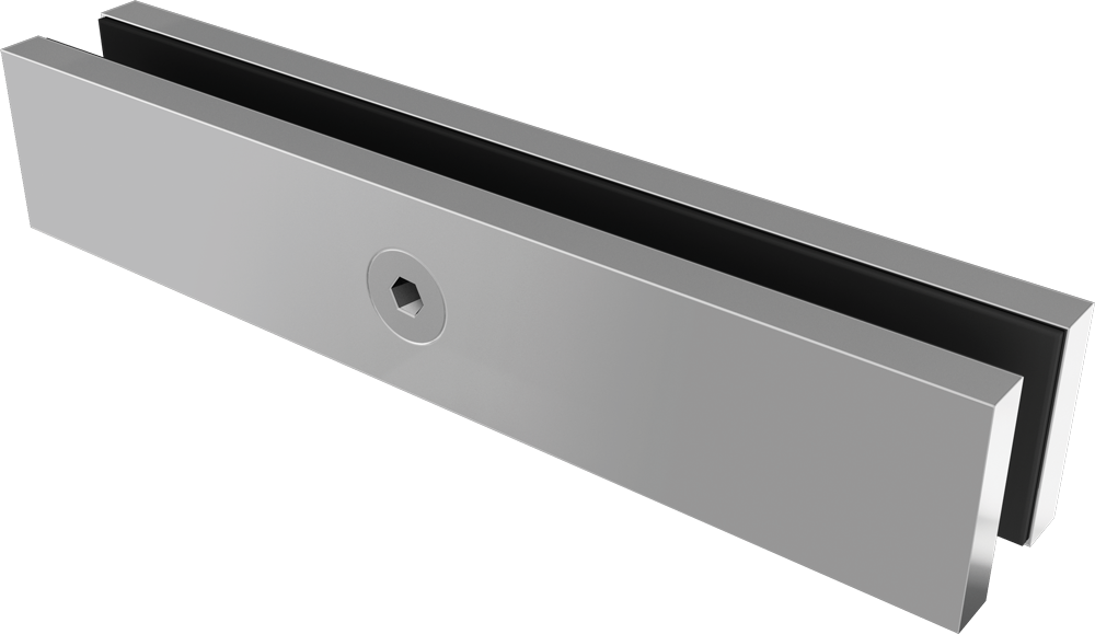 Large Glass to Glass Clamp | SS316 | 12mm Glass | 20-95mm Gap | Black, White, Satin & Polish