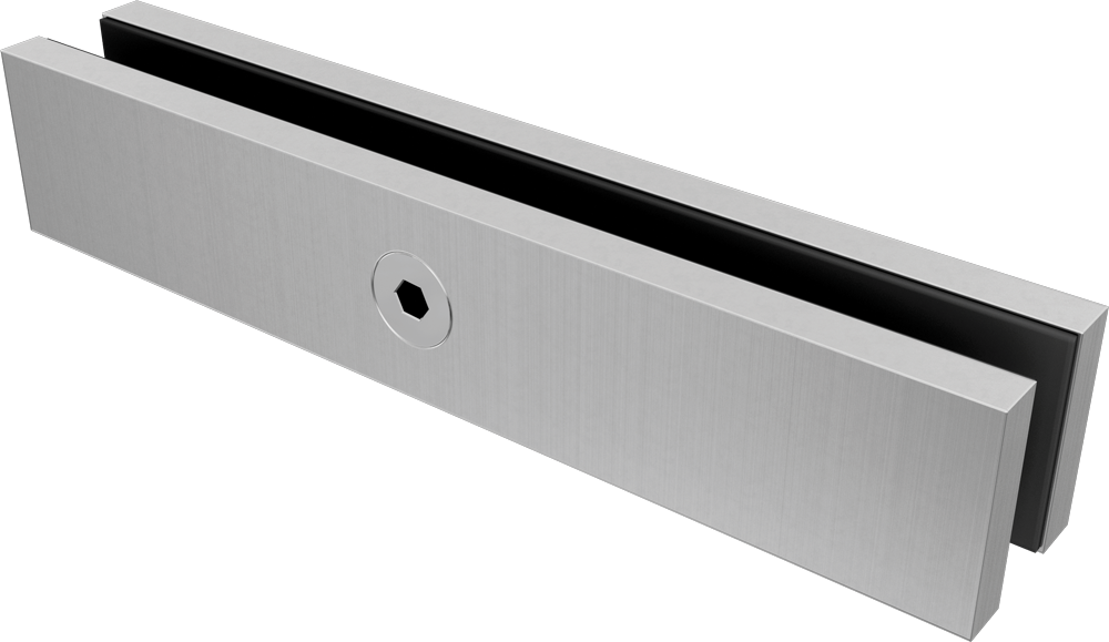 Large Glass to Glass Clamp | SS316 | 12mm Glass | 20-95mm Gap | Black, White, Satin & Polish