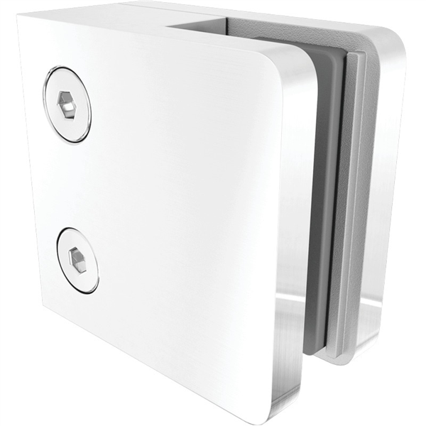 Glass Pool Fence D Clamps | Square & D Front Flat Back | SS2205
