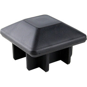 Tubular Fence Post Top Dome Cap | 50x50mm | Black