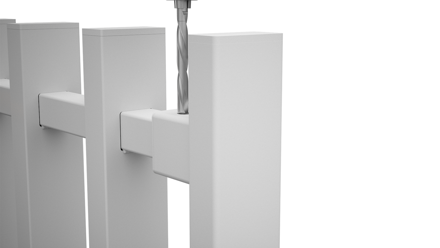BARR Batten Panel Gate Converter | Aluminium Pool Fencing | 3 Heights Available