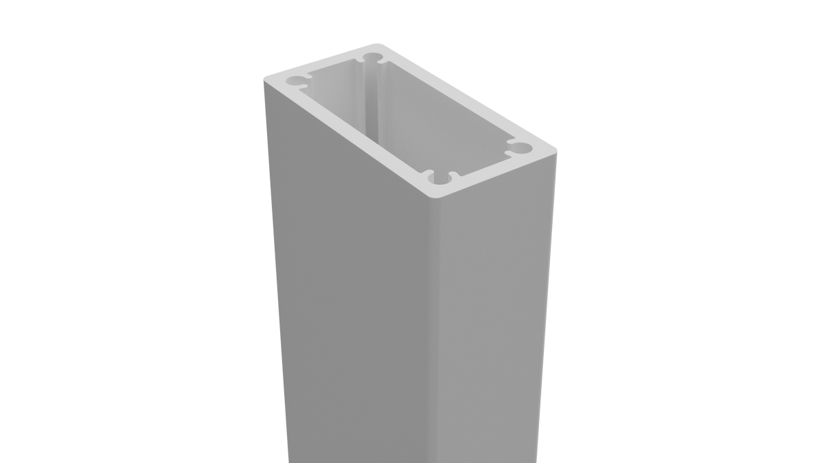 BARR Batten Aluminium In-Ground Fence Post | 1800mm & 2500mm | White & Black