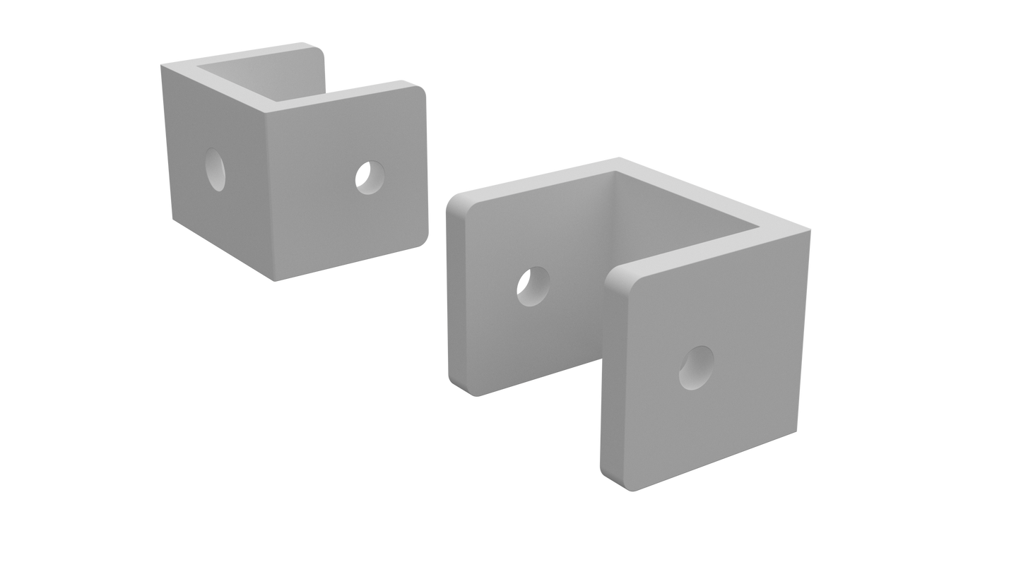 BARR Batten Fencing Brackets | Panel Connectors | 3 Styles | Black & White