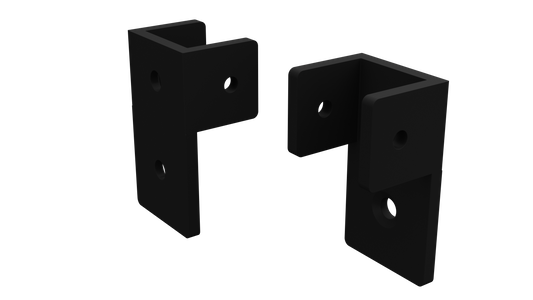 BARR Batten Fencing Brackets | Panel Connectors | 3 Styles | Black & White