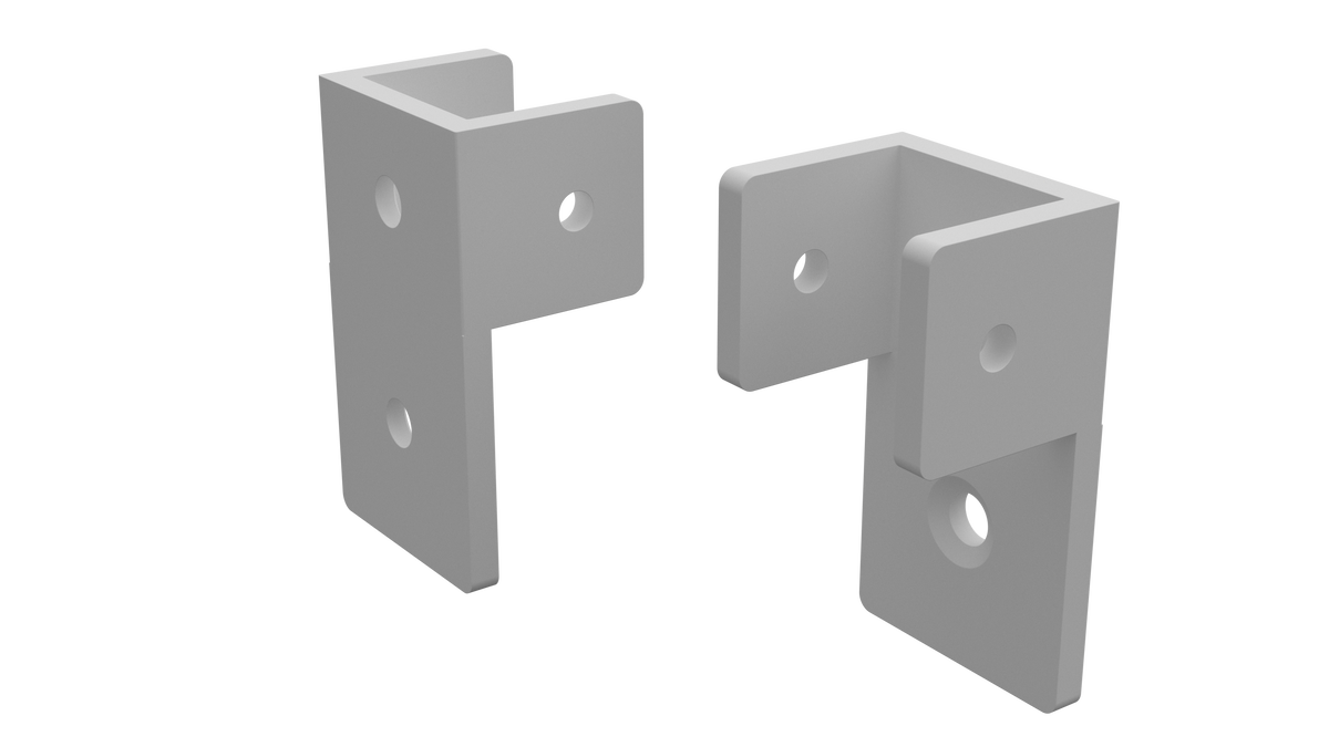 BARR Batten Fencing Brackets | Panel Connectors | 3 Styles | Black & White