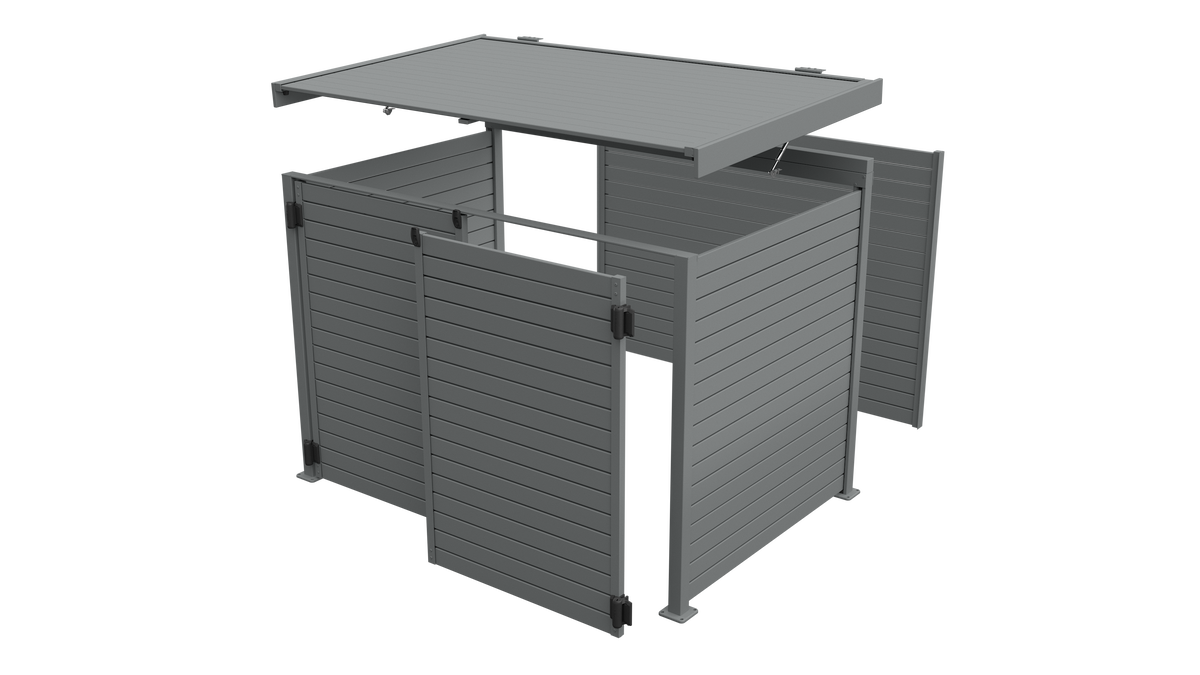 Custom Aluminium Pool Equipment Enclosure - Made to Order | 10 Year Warranty