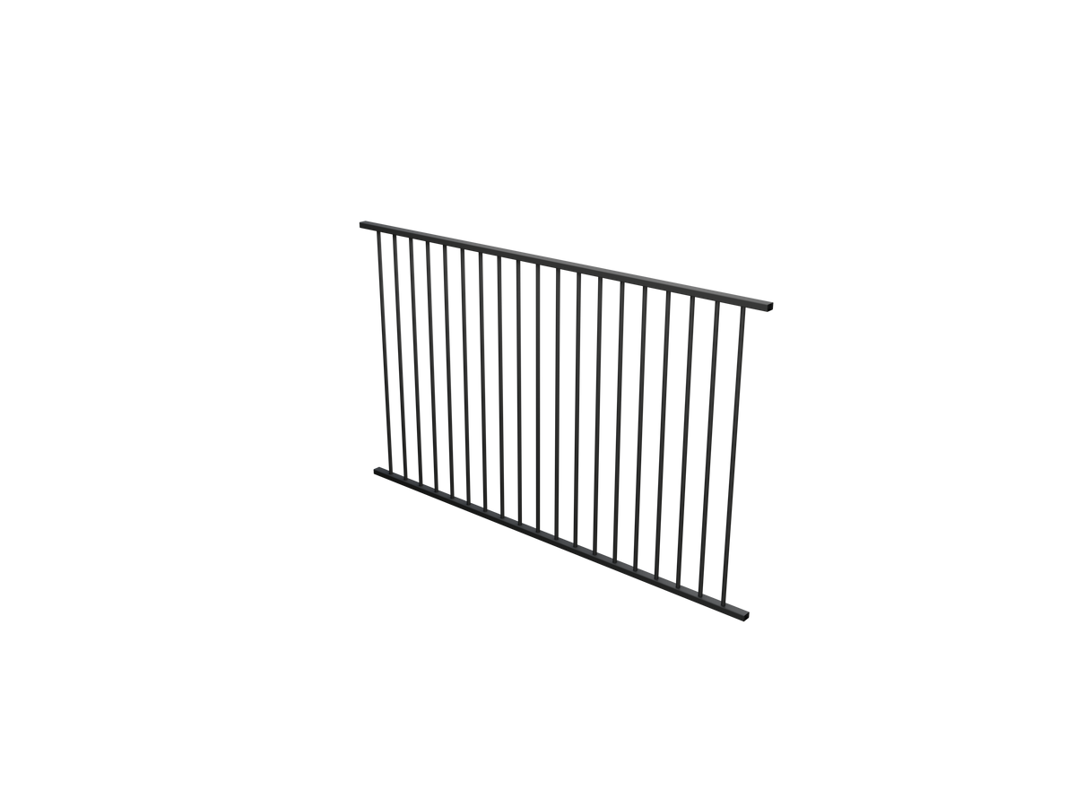 Flat Top Aluminium Pool Fence Panels | Multiple Colours | AS1926.1 Compliant | Ready to Install