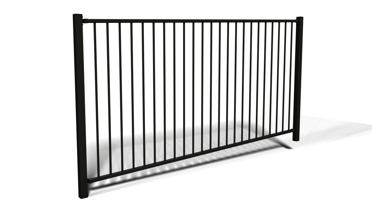 Flat Top Aluminium Pool Fence Panels | Multiple Colours | AS1926.1 Compliant | Ready to Install