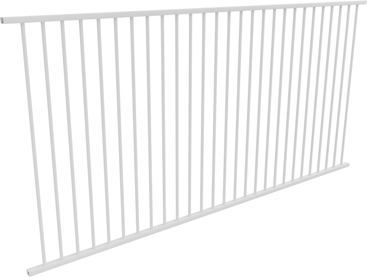Flat Top Aluminium Pool Fence Panels | Multiple Colours | AS1926.1 Compliant | Ready to Install