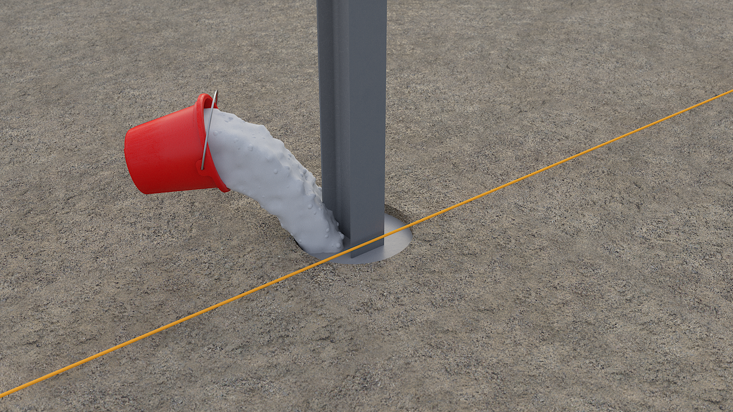 SuperPost H Post Composite Retaining Wall Post | 2 Sizes | Corrosion Resistant