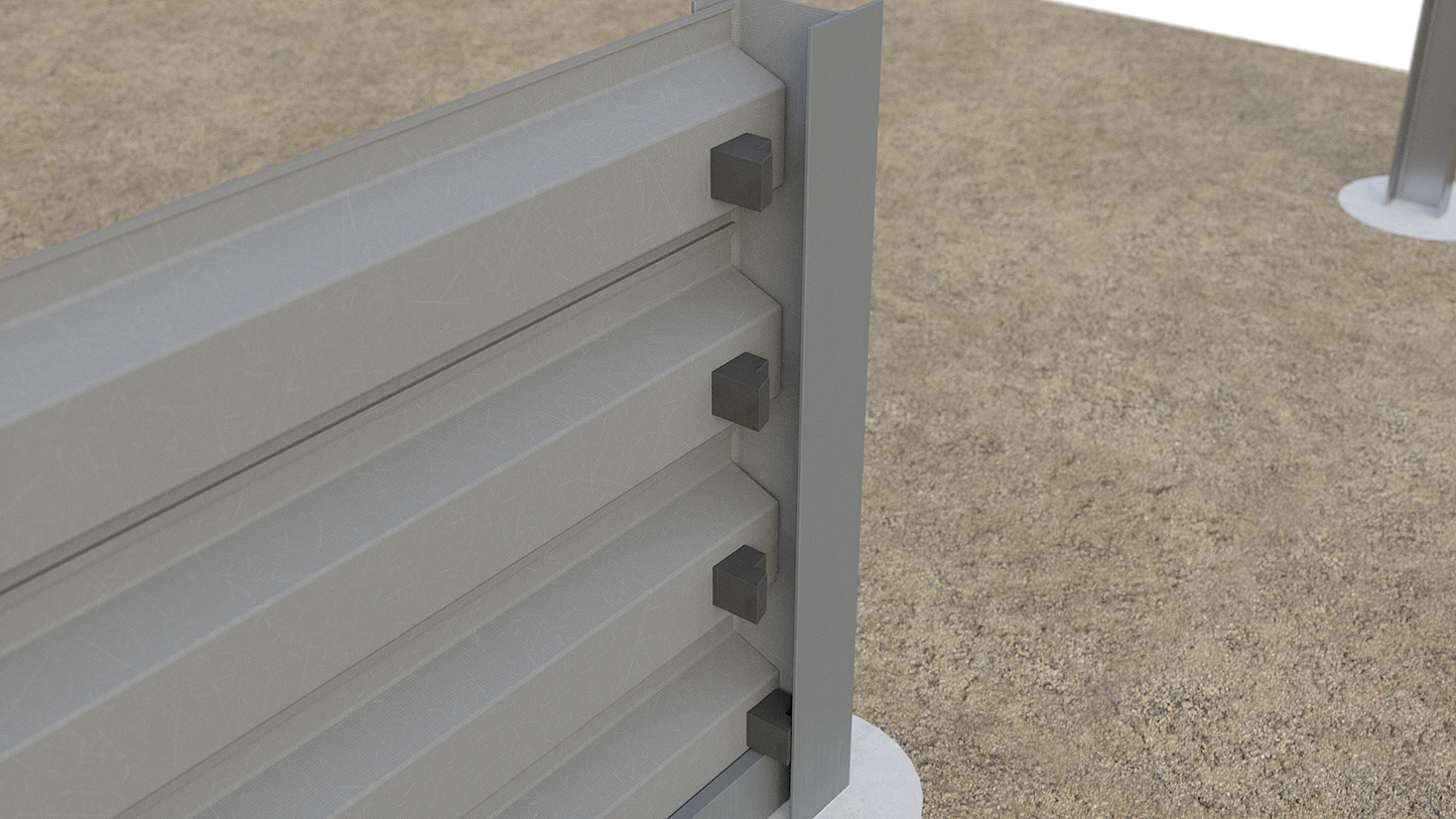 SuperWedge Composite Retaining Wall Locking Wedge