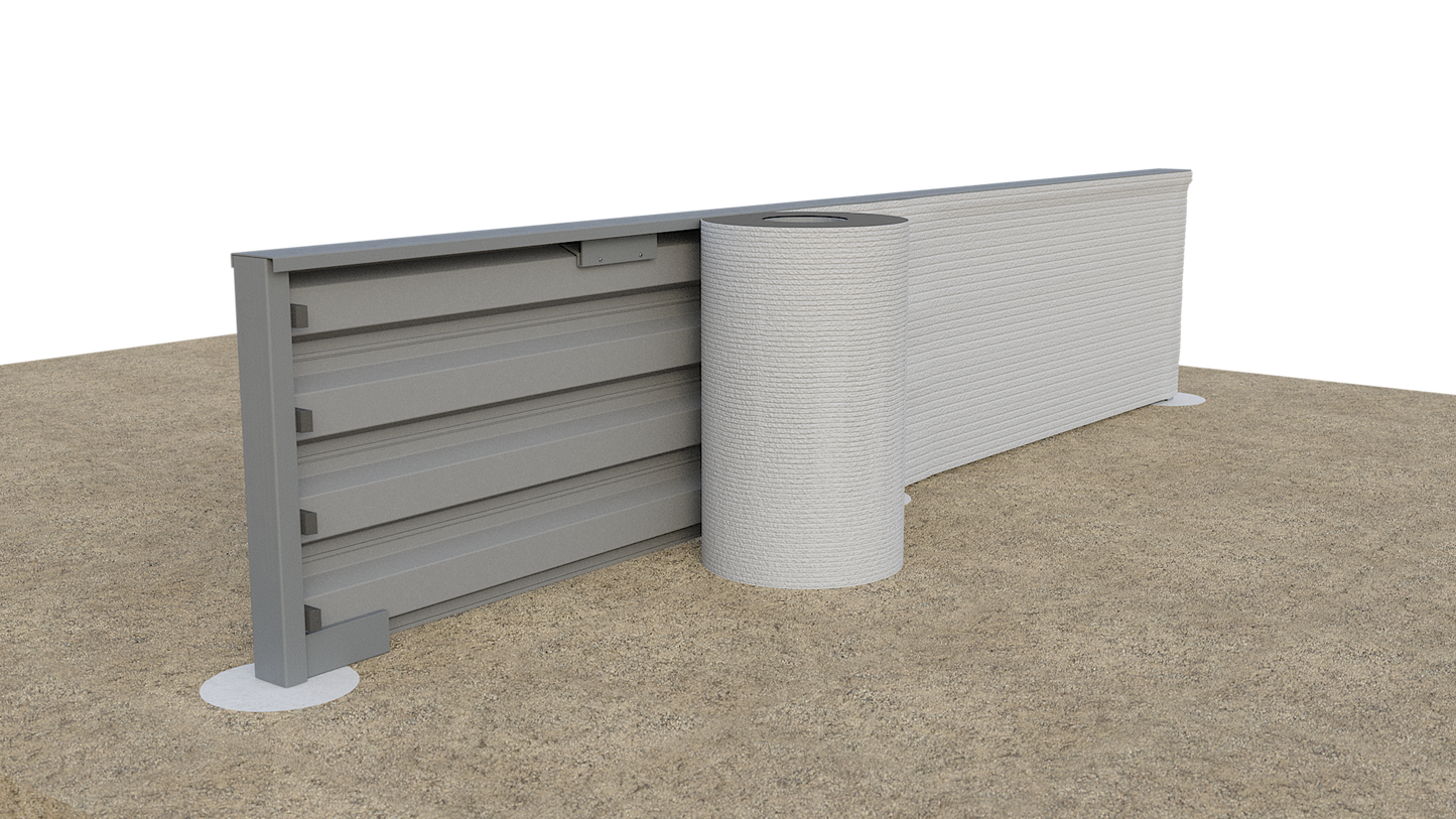 SuperWedge Composite Retaining Wall Locking Wedge