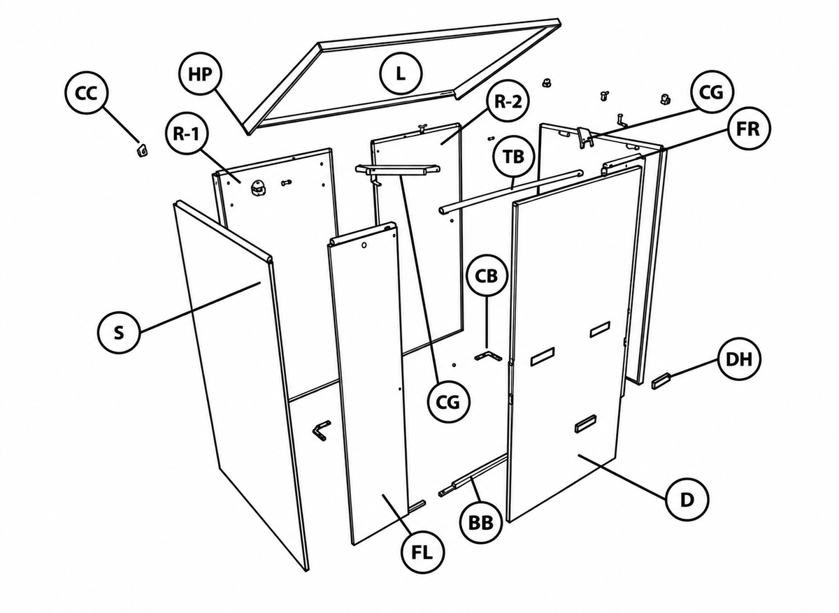 Acoustic Box™ Soundproof Pool Pump Enclosure | 1845mm High | Boundary Compliant