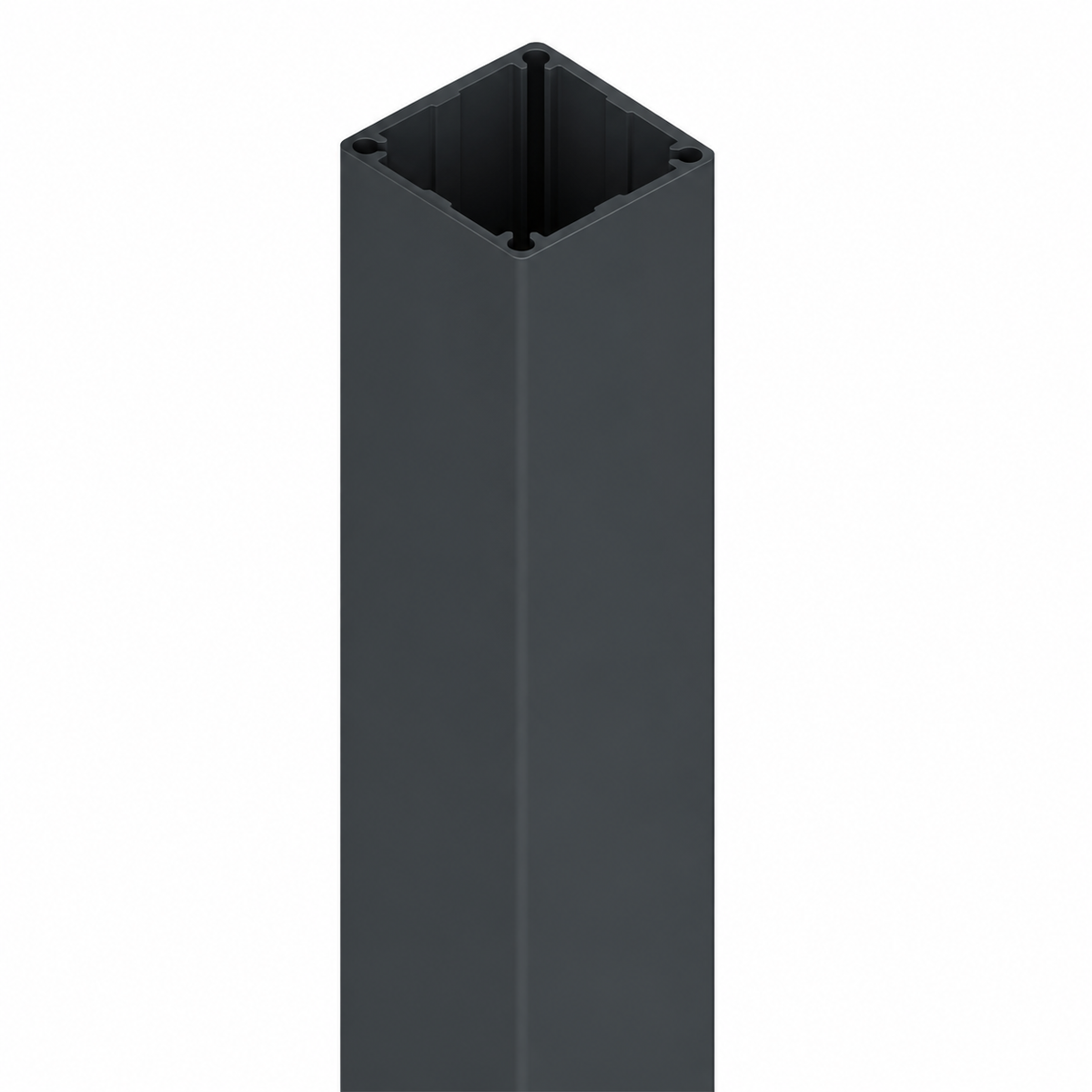 Premium Square Edge Aluminium Post - 50x50mm | Pool & Feature Fencing | 2400mm