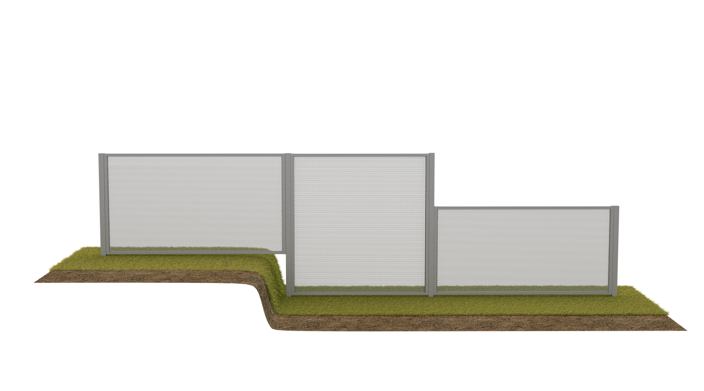 Premium Perf Transition Pool Fence Panel | 1288mm W x 1888mm H | AS1926.1
