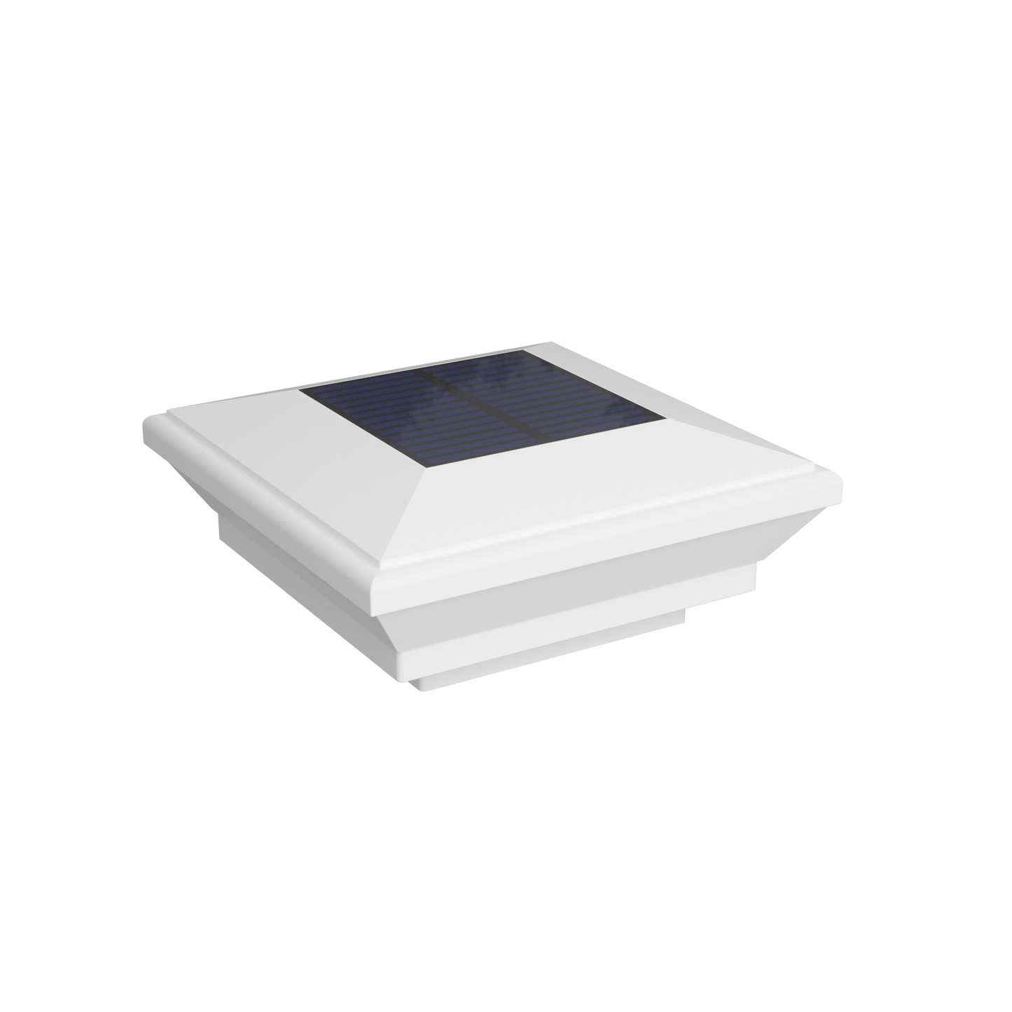 PVC Solar Post Light | White | 102mm & 127mm
