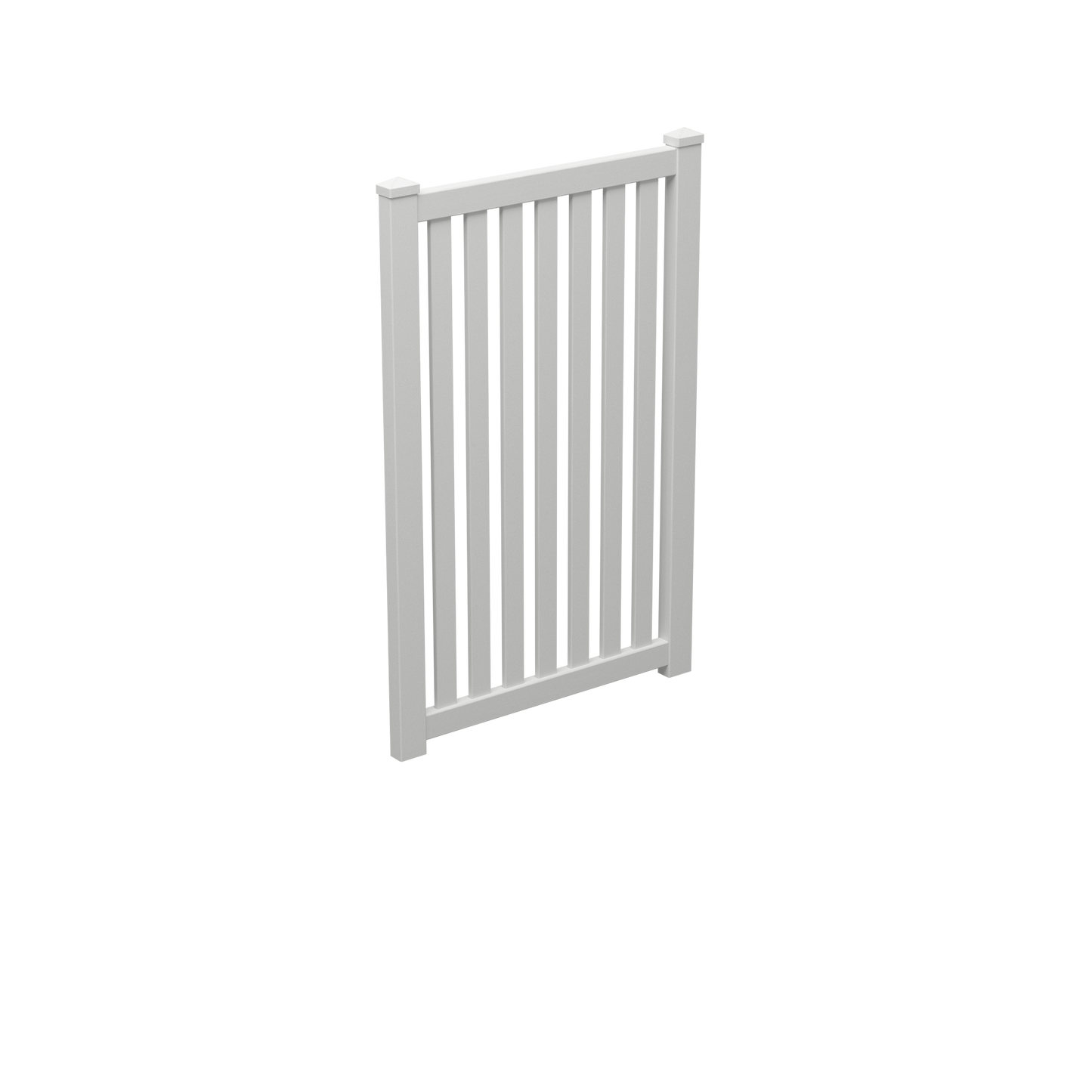 PVC Pedestrian Gate | White | Multiple Styles & Sizes