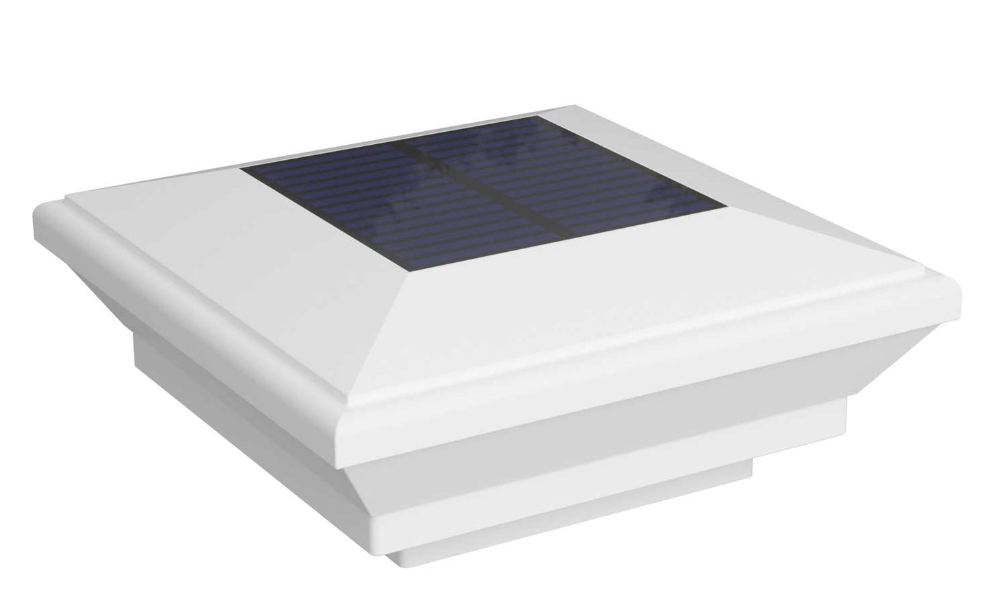 PVC Solar Post Light | White | 102mm & 127mm